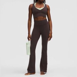 Lululemon Groove Nulu High Rise Flared Pants Regular in Sequoia